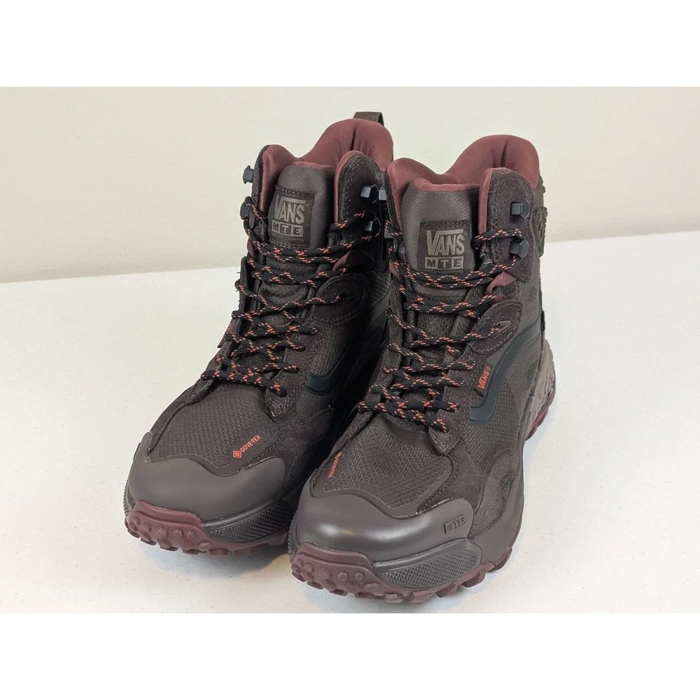 VANS MTE Crestline GORE-TEX Boots Bitter Chocolate Brown GTX Men's Size 8